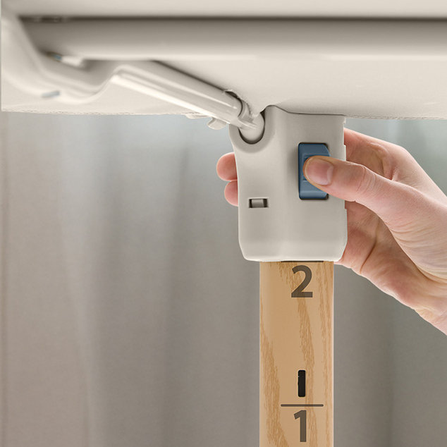 INGENUITY Lit de cododo avec lumières, son et vibration My Height™