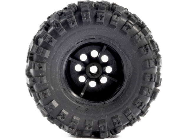 Pro-Line koleso 1:30 s pneumatikou Baja Pro X, disk chrómový (4): Axial SCX30