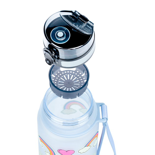 BAAGL Tritanflasche für Getränke Hippie, 500 ml