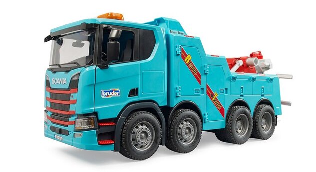 Bruder Komerčné vozidlá - Scania Super 560R Ťažké odťahové vozidlo s modulom L+S