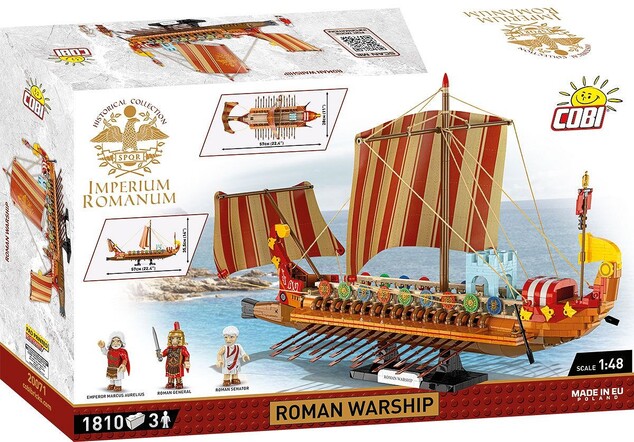 Cobi Rímska vojnová loď - Imperium Romanum 1:48