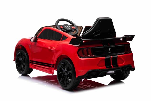 Elektrické autíčko Ford Shelby Mustang GT 500 Cobra, červené, 2,4 GHz diaľkové ovládanie