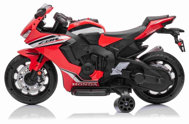 Elektrická Motorka HONDA CBR 1000RR, Licencované, 12V batéria, Plastové kolesá, červená