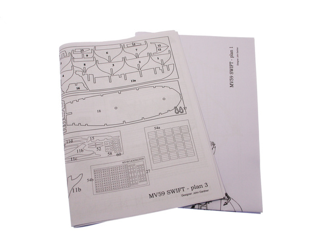 MAMOLI Swift 1776 1:70 komplet