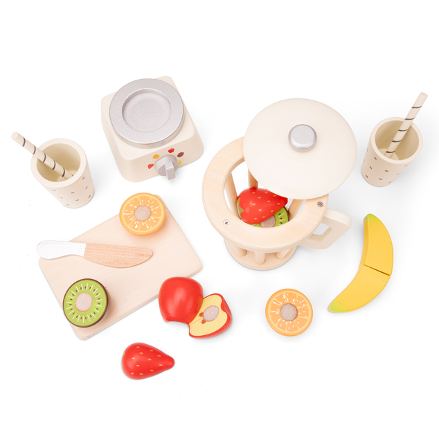New Classic Toys Drevený smoothie mixér s ovocím