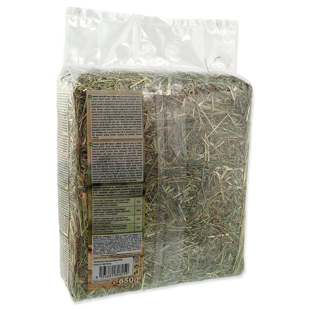 Seno Nature Land Hay s červenou repou 0,65kg