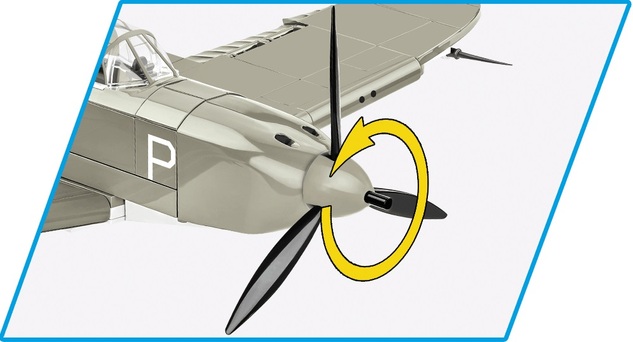 Cobi II WW Bell P-39D Airacobra, 1:32, 361 k, 1 f