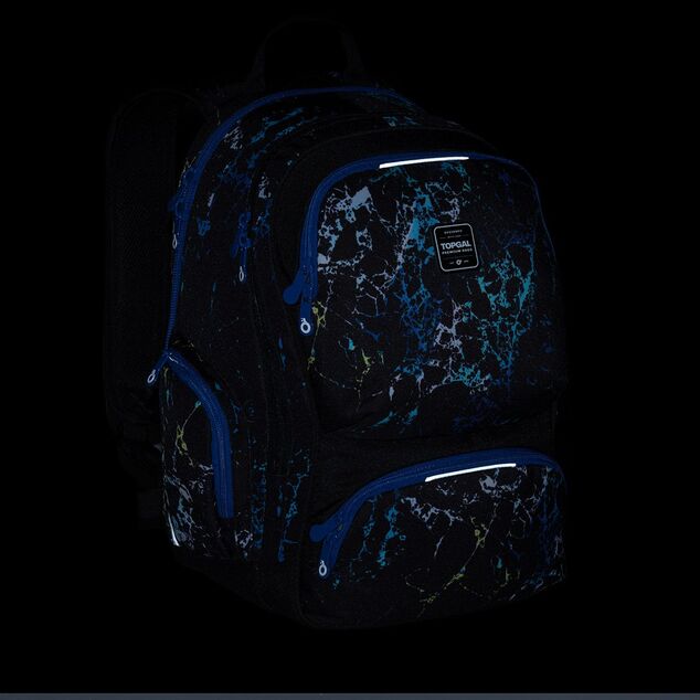 Zaino studentesco con motivo vintage Topgal ROTH 25040