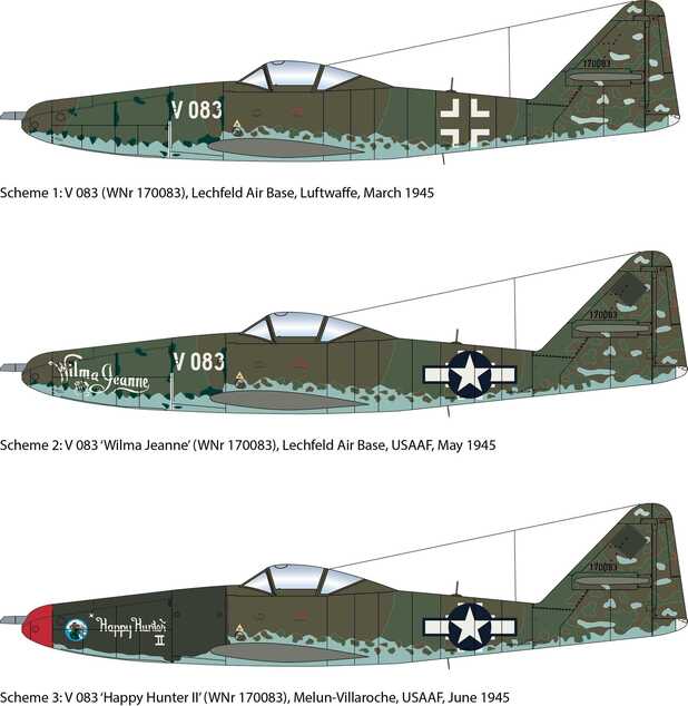 Plastic ModelKit Flugzeug 03749 - Messerschmitt Me262A-1a/U4 (1:32)