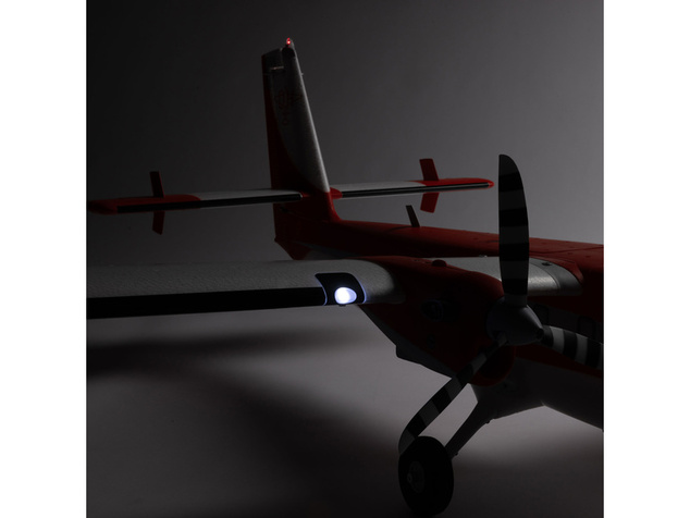 E-flite DHC-6 Twin Otter 1.4m AS3X+ SAFE Select BNF Basic, plaváky