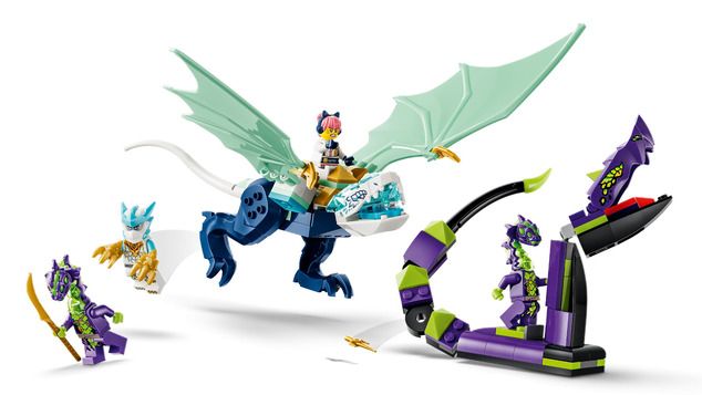 LEGO® NINJAGO® 71865 Zane a souboj s ledovým drakem