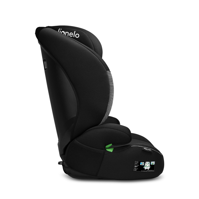 LIONELO Autosedačka Lars i-Size (100-150 cm) Black Grey