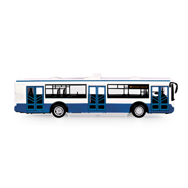Autobus, ktorý hlási zastávky česky, 28 cm