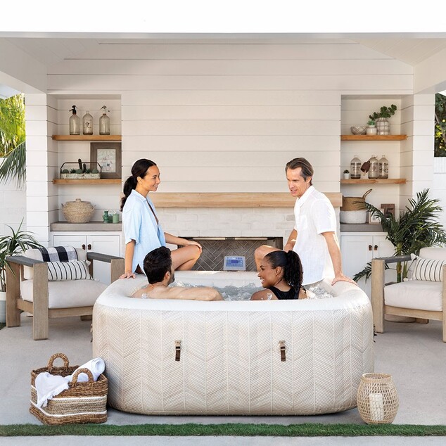 Nafukovacia vírivka INTEX 28446 Pure Spa Chevron Deluxe