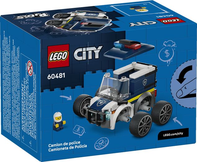 LEGO® City 60481 Autíčka – Policajná dodávka