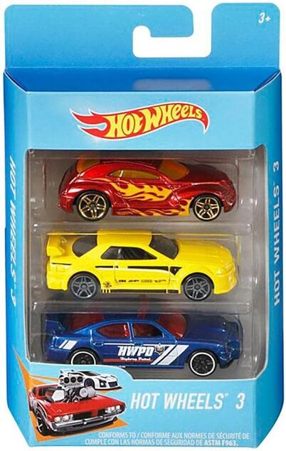 Mattel Hot Wheels Autíčka sada 3ks
