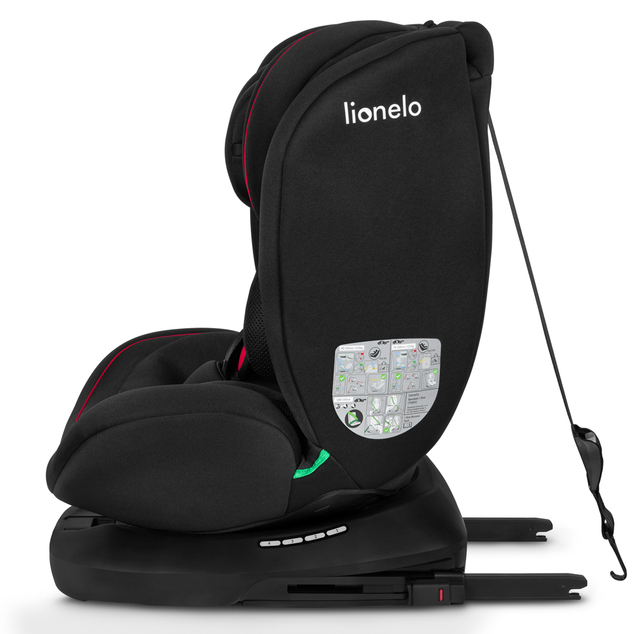 Lionelo Autosedačka Bastiaan i-Size (40-150 cm) Black Red