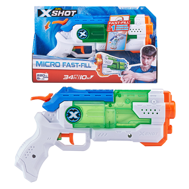 ZURU X-SHOT Fast-fill vodná pištoľ