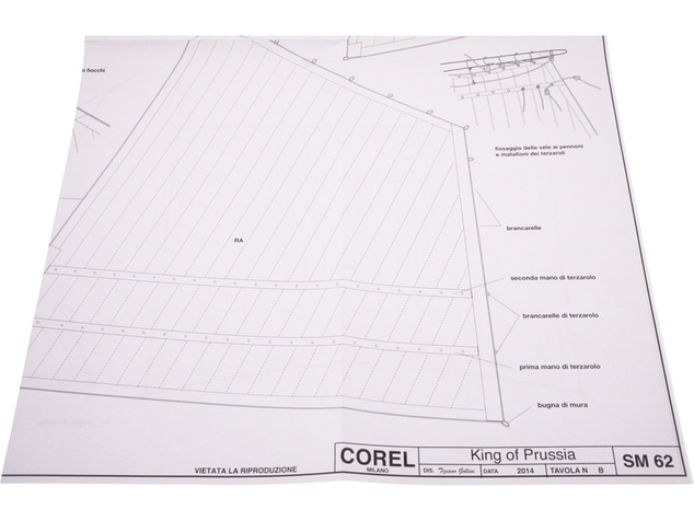 COREL King of Prussia 1777 1:42 kit