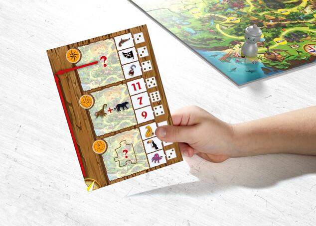 Haba Gesellschaftsspiel für Kinder Finde den Code - Pirateninsel