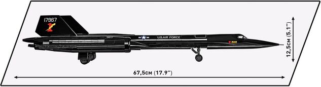 Cobi Lockheed SR-71 Blackbird, 1:48, 1330 k, 1 f