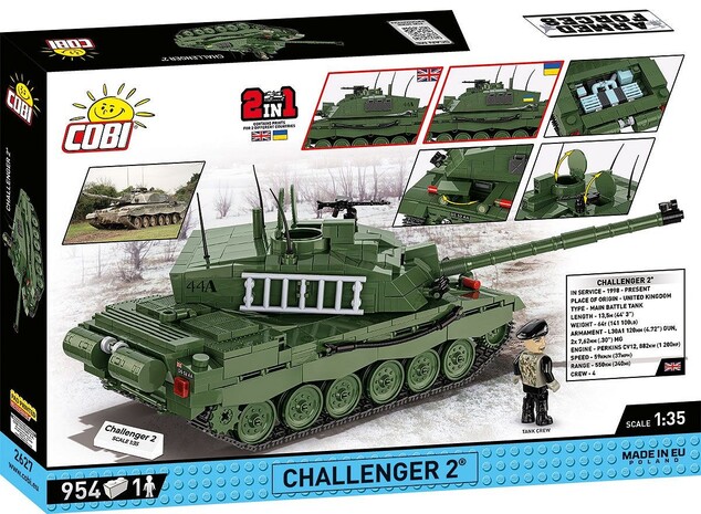 Cobi Armed Forces Challenger 2, 1:35, 954 k, 1 f