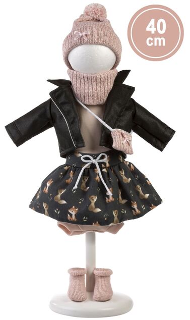 Llorens 540C CARLA - realistická bábika s mäkkým látkovým telom - 40 cm