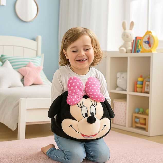 Cozy Noxxiez HW773 Minnie Mouse- hrejivý plyšový vankúš 3 v 1