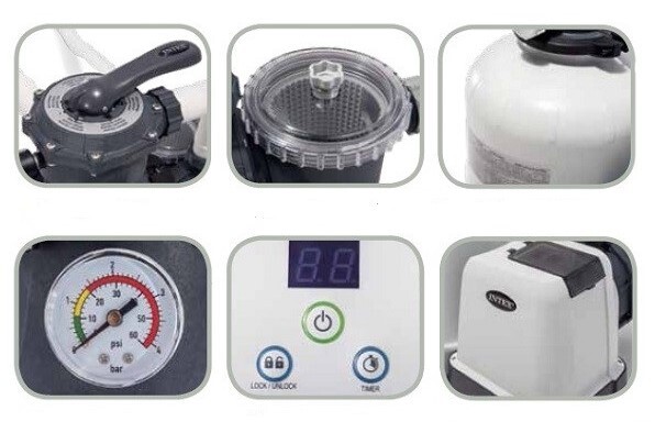 Piesková filtrácia INTEX 26648 Krystal Clear 8m3