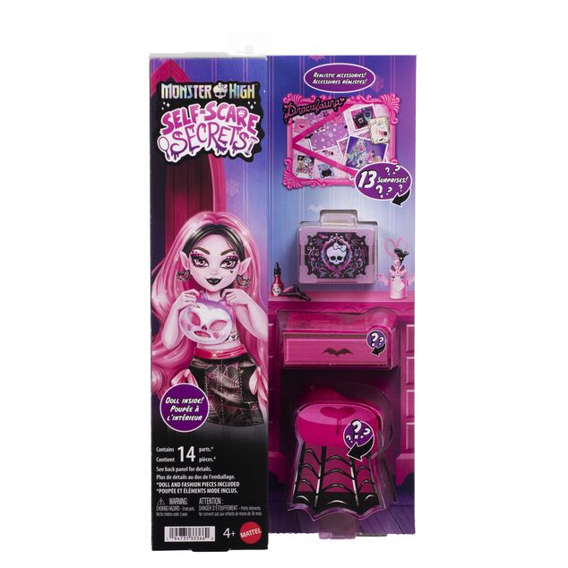 Mattel Monster High bambola Self-Scare Secrets, DRACULAURA, JHK43
