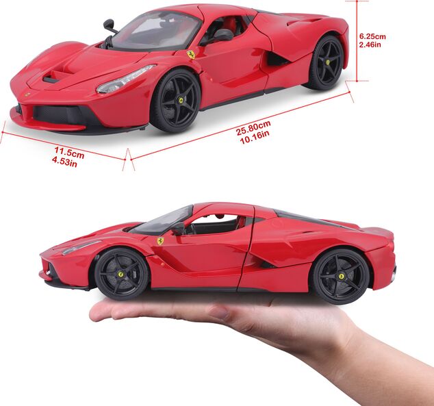 Bburago 1:18 Ferrari LaFerrari - Rot