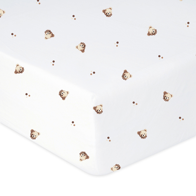 BABYMATEX Plachta napínacia Jersey 60x120cm Medvedík