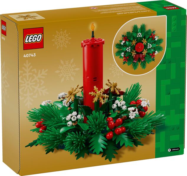 LEGO® Iconic 40743 Vánoční dekorace na stůl
