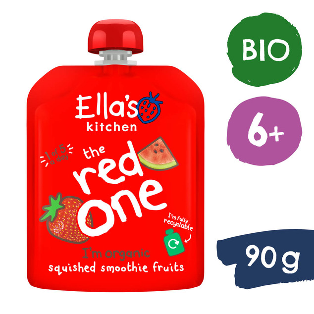 Ella's Kitchen BIO RED ONE ovocné pyré s jahodami (5x90 g)