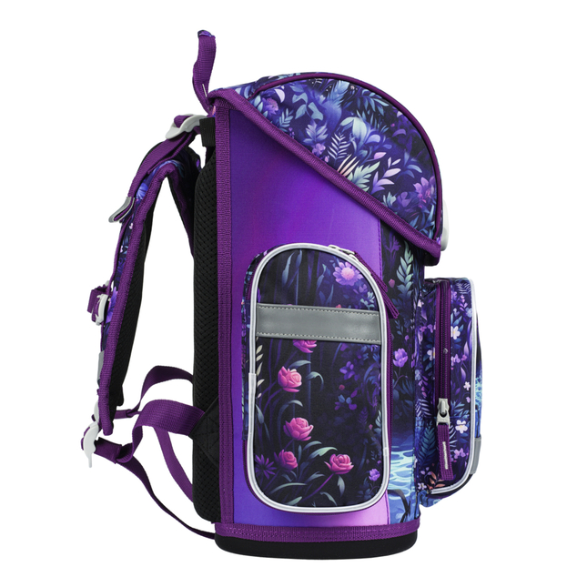 BAAGL SET 5 Ergo Jungle Panda: cartella, astuccio, sacchetto, grembiule, portafoglio