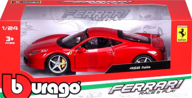 Bburago 1:24 Ferrari 458 Italia Rot