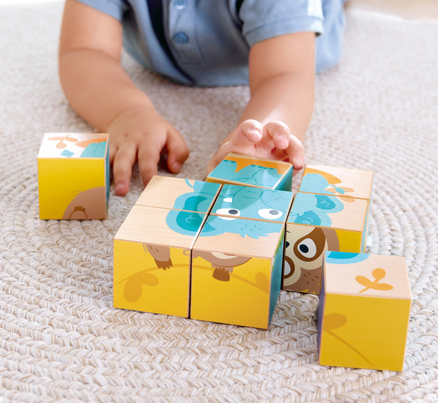 Hape Divje živali Blok Puzzle