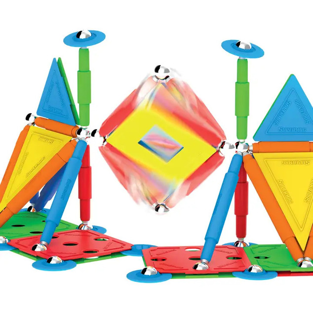 SUPERMAG magnetická stavebnica Multicolor 85ks