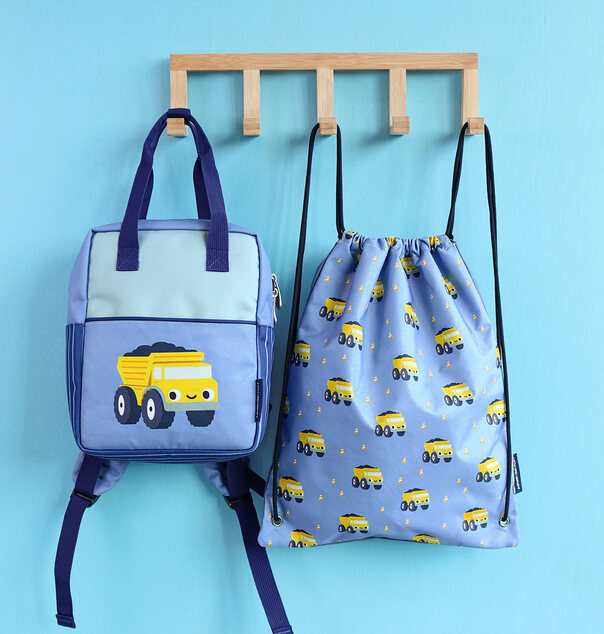 A Little Lovely Company - kleiner quadratischer Rucksack - Kipper