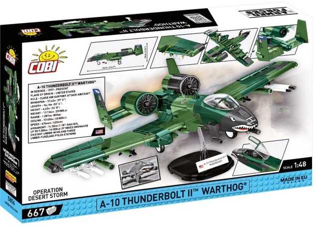 Cobi A10 Thunderbolt II Warthog, 1:48, 667 k