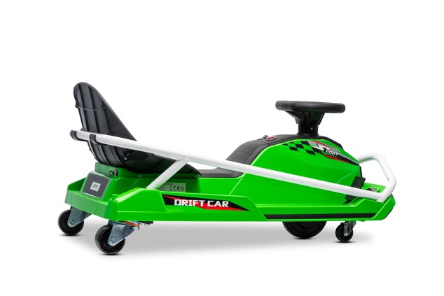Beneo Motors Go-Kart da drift 24V, verde, 300W Motore Brushless, Batteria al litio, D