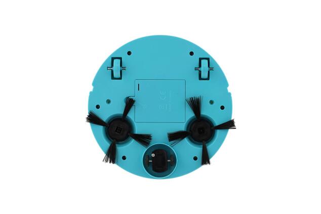 Aspirapolvere robotico in plastica 17cm a batteria con suono 22x20x6cm