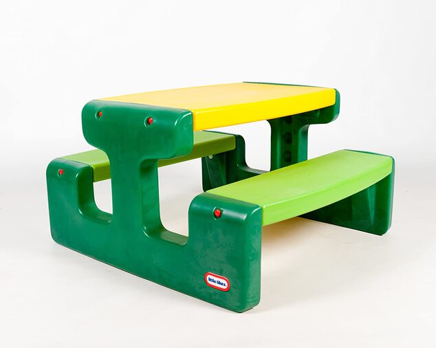 Little Tikes Detský piknikový stolík Evergreen