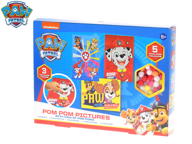 Paw Patrol Mosaik-Klebekugeln 3 Arten von Bildern 21x15cm