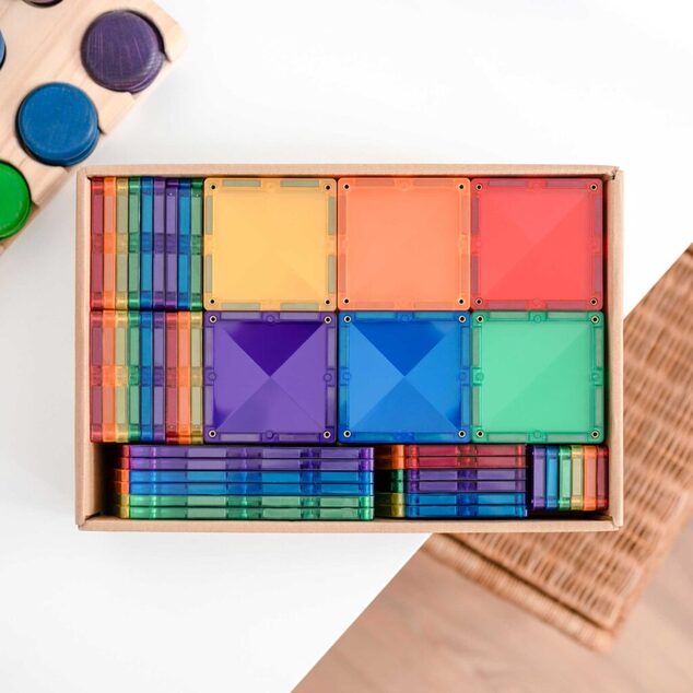 CONNETIX® Rainbow Creative Pack magnetická stavebnica 102 ks