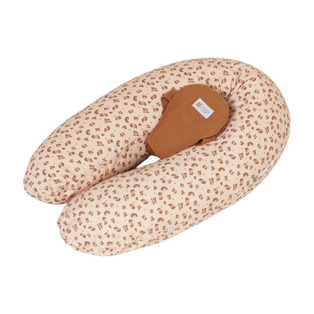 Cuscino gravidanza e allattamento Multirelax 3 in 1 Cotone, Leopardo