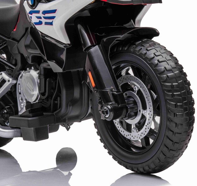 Elektromotorrad BMW F850 GS, lizenziert, 12-V-Batterie, weiche EVA-Räder, 2 x 35-W-Motor