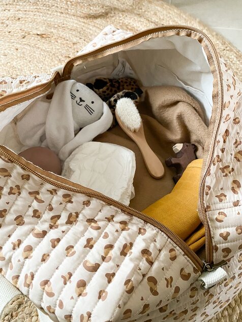 Borsa da weekend per mamme, Leopardo