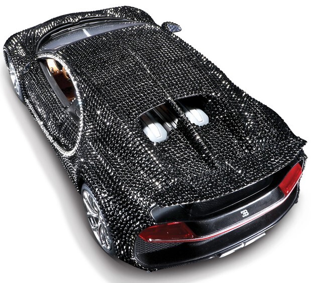 Bburago 1:18 Limited Bugatti Chiron Swarowski Crystal Version