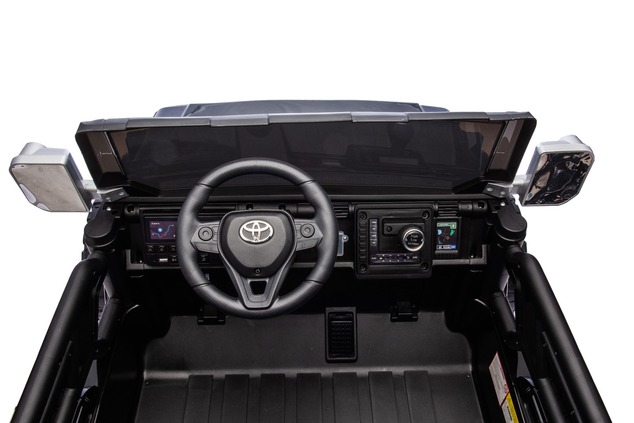 Elektrické autíčko Toyota FJ Cruiser XXL s pohonom 4x4, licencované (Dvojmiestne), čierne,